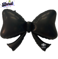 Pkg Black Bow 40"